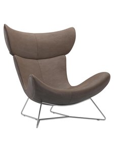 BoConcept - Imola-nojatuoli York-nahka 5122 vaaleanruskea / teräs - BROWN | Stockmann