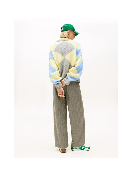 Tommy Hilfiger - Alpakasegust kampsun Argyle C-neck - 0IM LIGHT GREY HTR/YELLOW/BLUE ARGYLE | Stockmann - photo 2