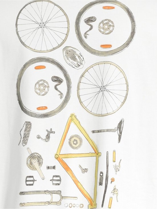 PS Paul Smith - Regular Fit Bike Parts t-paita - 02_OFF WHITE | Stockmann - photo 5