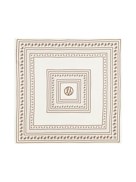 lescarf - Paisley zīda lakats - CREAM & MOCHA MOUSSE - photo 1 lescarf - Paisley zīda lakats - CREAM & MOCHA MOUSSE | Stockmann - photo 1