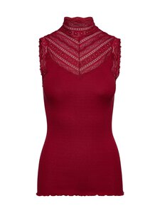 Rosemunde - Benita-silkkipuuvillatoppi - 087 KARANDA RED | Stockmann