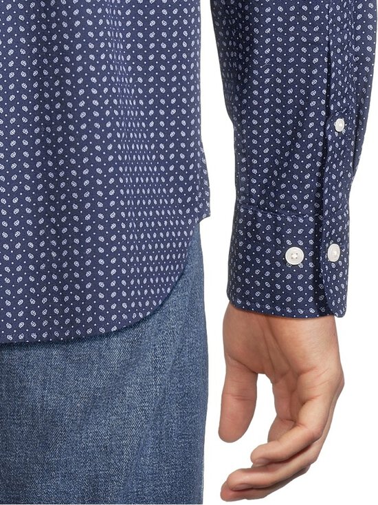 GANT - Regular Micro Print krekls ar apkakli - 409 CLASSIC BLUE | Stockmann - photo 4