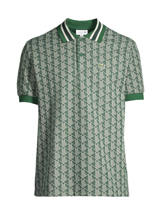 Lacoste - Classic Fit Monogram Jacquard -pikeepaita - GREEN/SINOPLE - photo 1 Lacoste - Classic Fit Monogram Jacquard -pikeepaita - GREEN/SINOPLE | Stockmann - photo 1