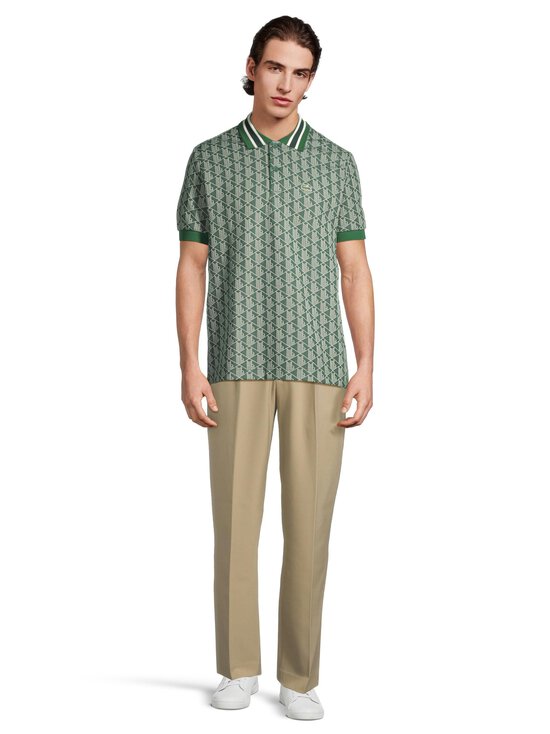 Lacoste - Classic Fit Monogram Jacquard -pikeepaita - GREEN/SINOPLE - photo 2 Lacoste - Classic Fit Monogram Jacquard -pikeepaita - GREEN/SINOPLE | Stockmann - photo 2