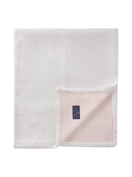 Lexington - Striped- käännettävä päiväpeite - WHITE/CORAL - photo 1 Lexington - Striped- käännettävä päiväpeite - WHITE/CORAL | Stockmann - photo 1