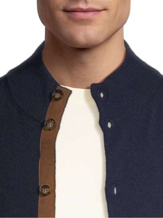 SAND Copenhagen - Isaac adīta vilnas jaka - 590 DARK NAVY BLUE | Stockmann - photo 5