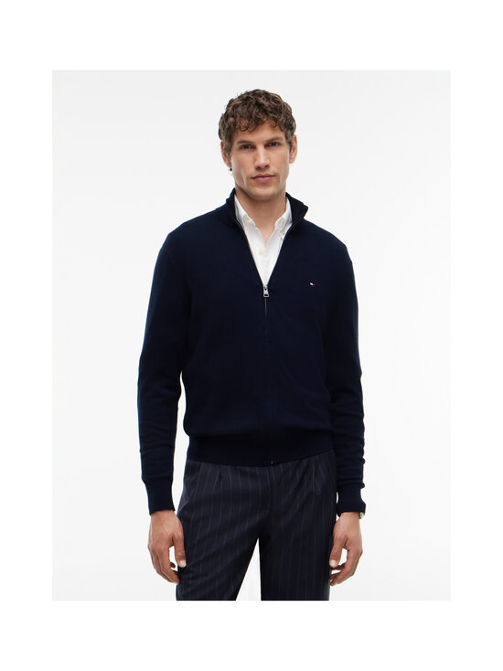 Tommy Hilfiger - Pima Cotton Cashmere -neuletakki - DW5 NAVY BLUE | Stockmann - photo 6