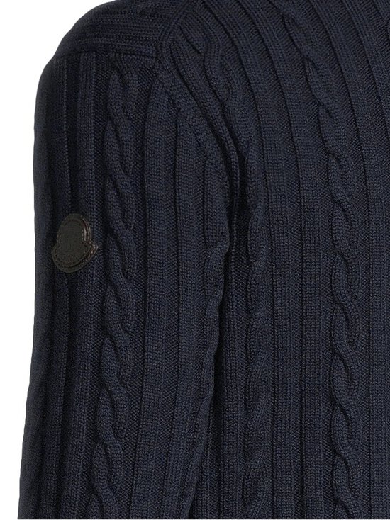 Moncler - T-Neck-neulepaita - 742 NAVY | Stockmann - photo 5