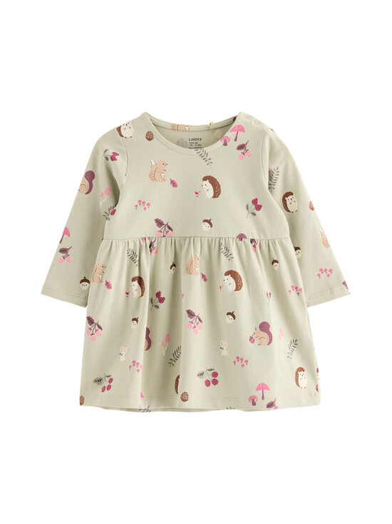 Lindex - Kleita ar garām piedurknēm - 1510 GREEN | Stockmann - photo 1