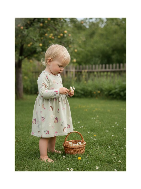 Lindex - Kleita ar garām piedurknēm - 1510 GREEN | Stockmann - photo 3