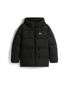 Tommy Jeans - Tepitud jope TJW Hooded Midi - BDS BLACK | Stockmann