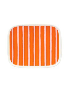 Marimekko - Piccolo-lautanen 12 x 15 cm - WHITE, PINK, ORANGE | Stockmann