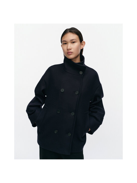 Marimekko - Tyyski-villakangastakki - 500 DARK BLUE | Stockmann - photo 5