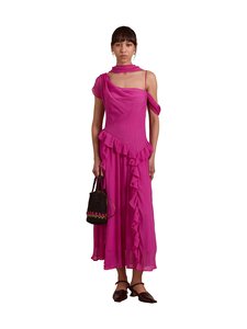 Damson Madder - Moxie Spot Ruffle -mekko - FUSHIA | Stockmann