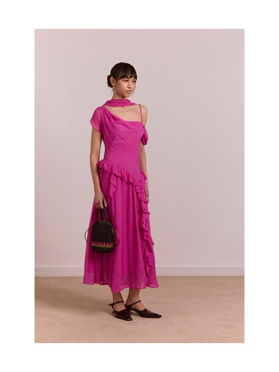 Damson Madder - Moxie Spot Ruffle -mekko - FUSHIA | Stockmann - photo 4