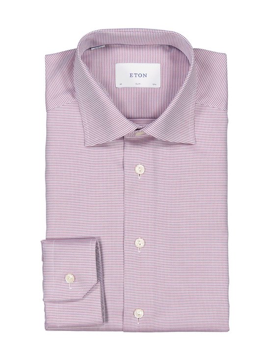 Eton - Slim Fit Semi Solid -kauluspaita - 56 RED | Stockmann - photo 1
