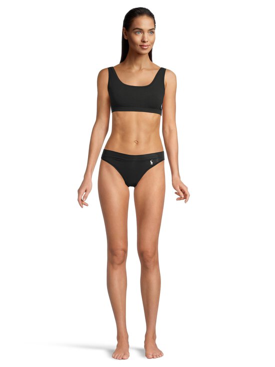 Polo Ralph Lauren - Club Cotton Bralette -rintaliivit - 004 ONYX | Stockmann - photo 4