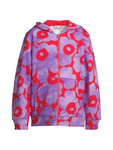 Marimekko - Logot Akvarelli Unikko -hupparitakki - 430 LILAC, RED Marimekko - Logot Akvarelli Unikko -hupparitakki - 430 LILAC, RED | Stockmann