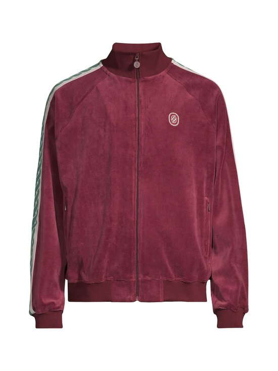 Drôle de Monsieur - La Track Jacket Velours -verryttelytakki - WINE | Stockmann - photo 1