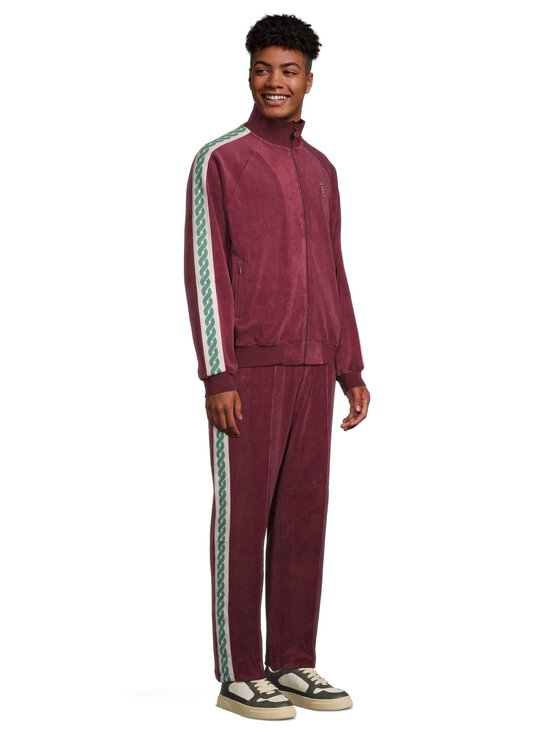 Drôle de Monsieur - La Track Jacket Velours -verryttelytakki - WINE | Stockmann - photo 4