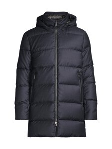 Ubr Technology+Tailoring - Concord Parka -untuvatakki - 571 NAVY WOOL MELANGE | Stockmann