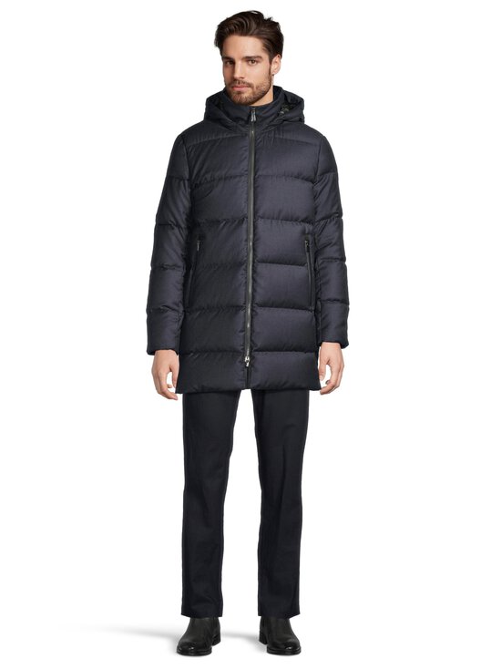 Ubr Technology+Tailoring - Concord Parka -untuvatakki - 571 NAVY WOOL MELANGE | Stockmann - photo 2