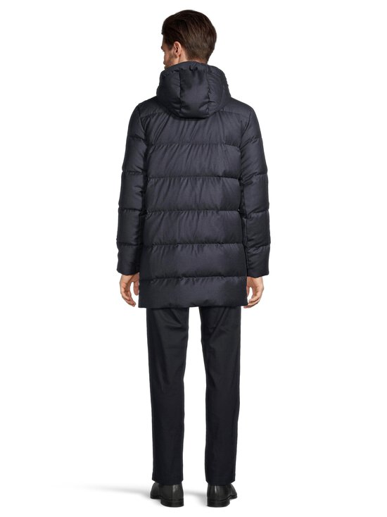 Ubr Technology+Tailoring - Concord Parka -untuvatakki - 571 NAVY WOOL MELANGE | Stockmann - photo 3