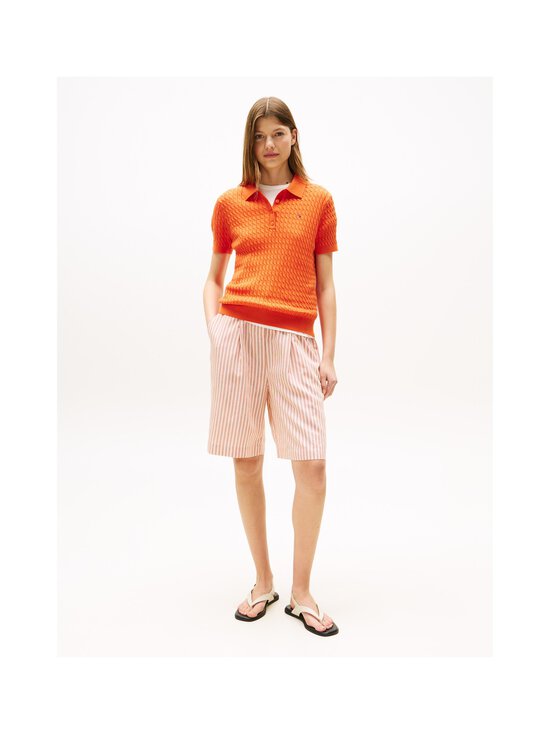 Tommy Hilfiger - Polo-palmikkoneulepusero - SCX BRILLIANT ORANGE - photo 2 Tommy Hilfiger - Polo-palmikkoneulepusero - SCX BRILLIANT ORANGE | Stockmann - photo 2