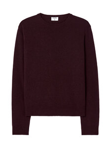 Filippa K - Soft Wool Crewneck -neulepaita - DARK BURGUNDY | Stockmann