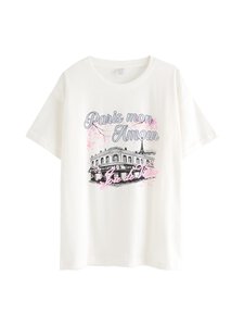 Lindex - T-krekls - 9606 WHITE | Stockmann