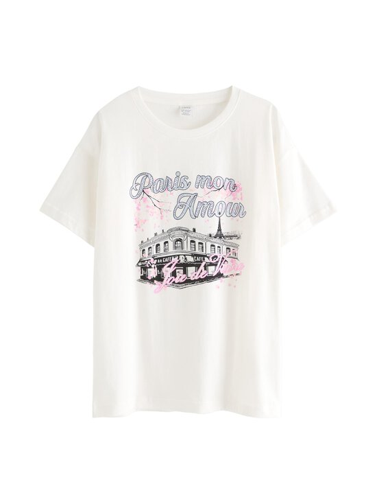 Lindex - T-krekls - 9606 WHITE | Stockmann - photo 1