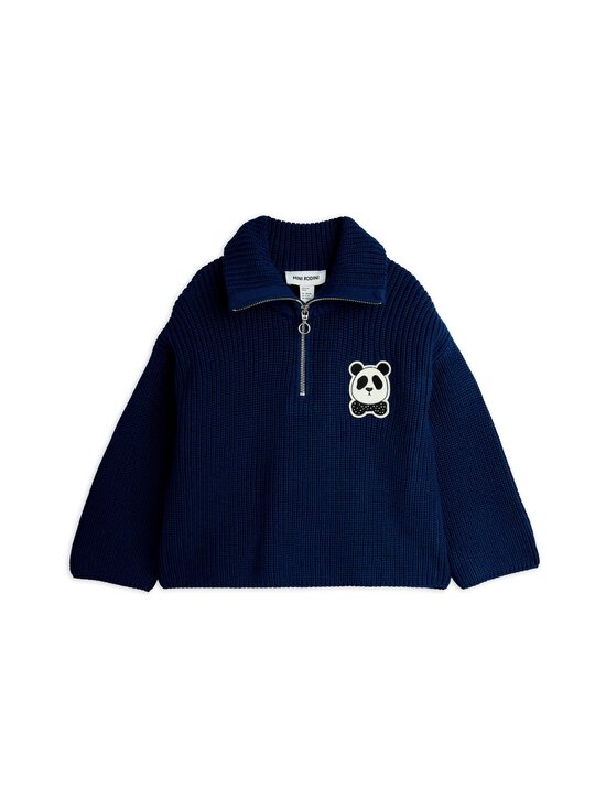 Mini Rodini - Panda Patch Half Zip -neulepaita - 60 NAVY - photo 1 Mini Rodini - Panda Patch Half Zip -neulepaita - 60 NAVY | Stockmann - photo 1