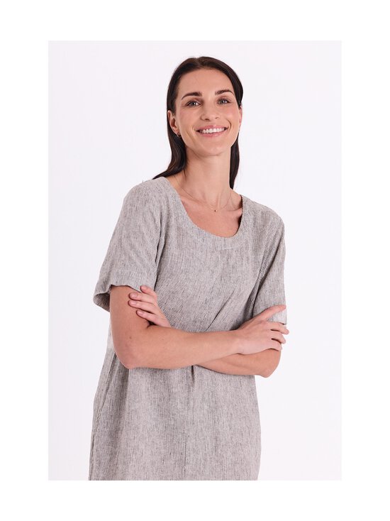 Freequent - FQLava-pellavasekoitemekko - 7107 COFFEE BEAN W. STAR OFF-WHITE | Stockmann - photo 5