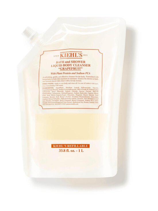 Kiehl's - Bath and Shower Liquid Body Cleanser Grapefruit Refill  -puhdistusaine, täyttöpakkaus 1L - NOCOL | Stockmann - photo 1