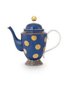 Pip Home - Large Dot Delight NavyGold -teekannu 1.25 l - DARK BLUE | Stockmann