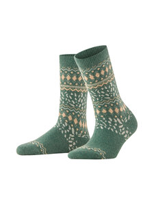 Falke - Cosy Wool Special Edition -sukat - HUNTER GREEN (7441) | Stockmann