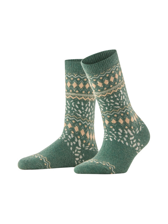 Falke - Cosy Wool Special Edition -sukat - HUNTER GREEN (7441) | Stockmann - photo 1