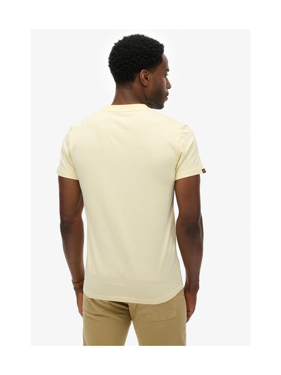 Superdry - Essential Logo Embroidery t-paita - J7L PASTEL YELLOW/NAVY | Stockmann - photo 2