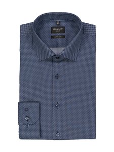Olymp - Super Slim No6 All Over Print krekls ar apkakli - 18 MARINE | Stockmann