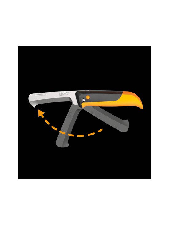 Fiskars - X-Series Folding Produce K80 -taittoveitsi - BLACK/ORANGE | Stockmann - photo 4