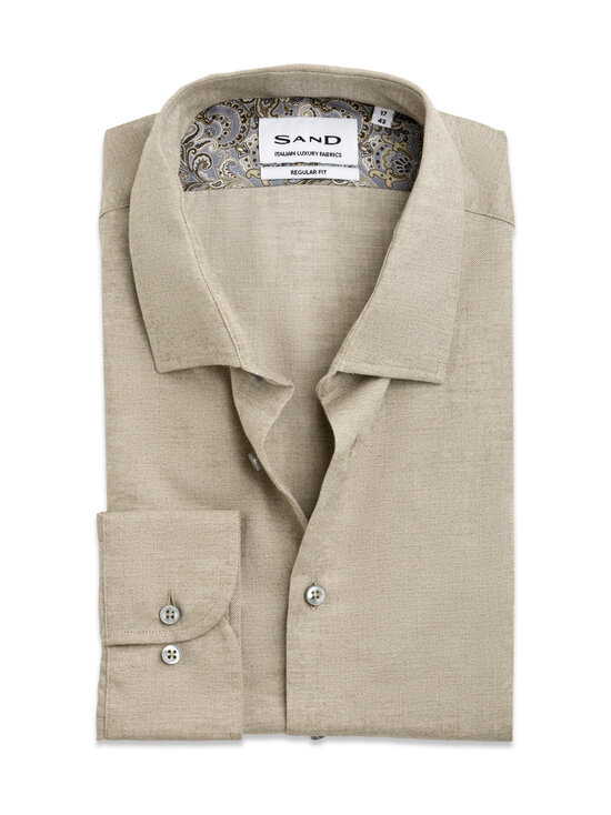 SAND Copenhagen - State Soft Modern fit krekls ar apkakli - 220 LIGHT CAMEL | Stockmann - photo 1