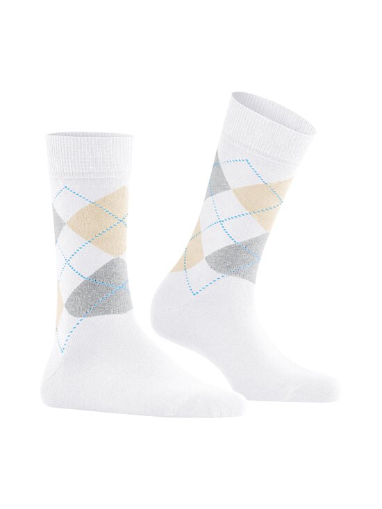 Burlington - Polymaid Check Queen Ankle Socks - WHITE (2005) | Stockmann - photo 3