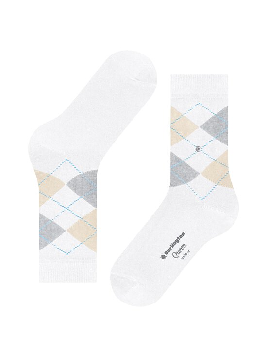 Burlington - Polymaid Check Queen Ankle Socks - WHITE (2005) | Stockmann - photo 5