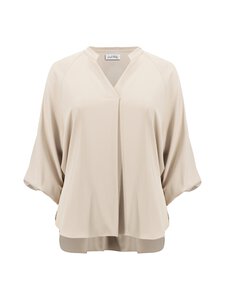 Joseph Ribkoff - Pluus Twill Boxy Top With Mandarin Collar - 4370 PARCHMENT | Stockmann