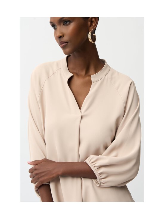 Joseph Ribkoff - Pluus Twill Boxy Top With Mandarin Collar - 4370 PARCHMENT | Stockmann - photo 4