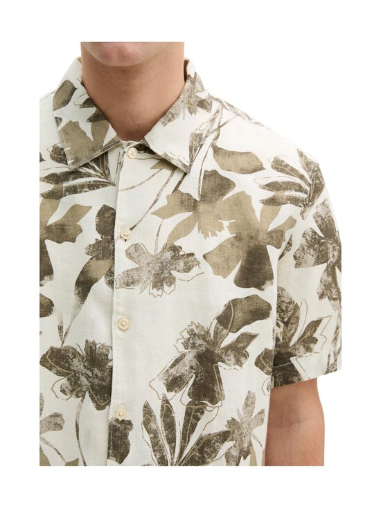 Marc O'Polo - Camp Collar -pellavapaita - N79 MULTI/ LINEN WHITE | Stockmann - photo 4