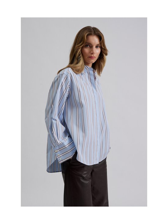 Malina - Classic Poplin svītraina kreklblūze - BLUE STRIPE | Stockmann - photo 2