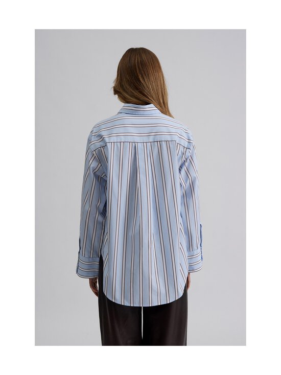 Malina - Classic Poplin svītraina kreklblūze - BLUE STRIPE | Stockmann - photo 3