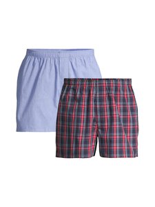 Cap Horn loungewear - Derek-boxerit 2-pack - RED CHECK/ LT. BLUE CHAMBRAY | Stockmann