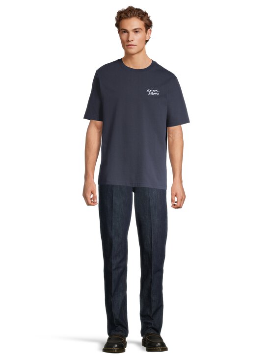 Maison Kitsuné - Handwriting Comfort t-paita - CLASSIC NAVY/WHITE | Stockmann - photo 2